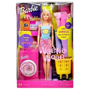Barbie Wash N Wear Doll 2000 Mattel Color Change Outfits